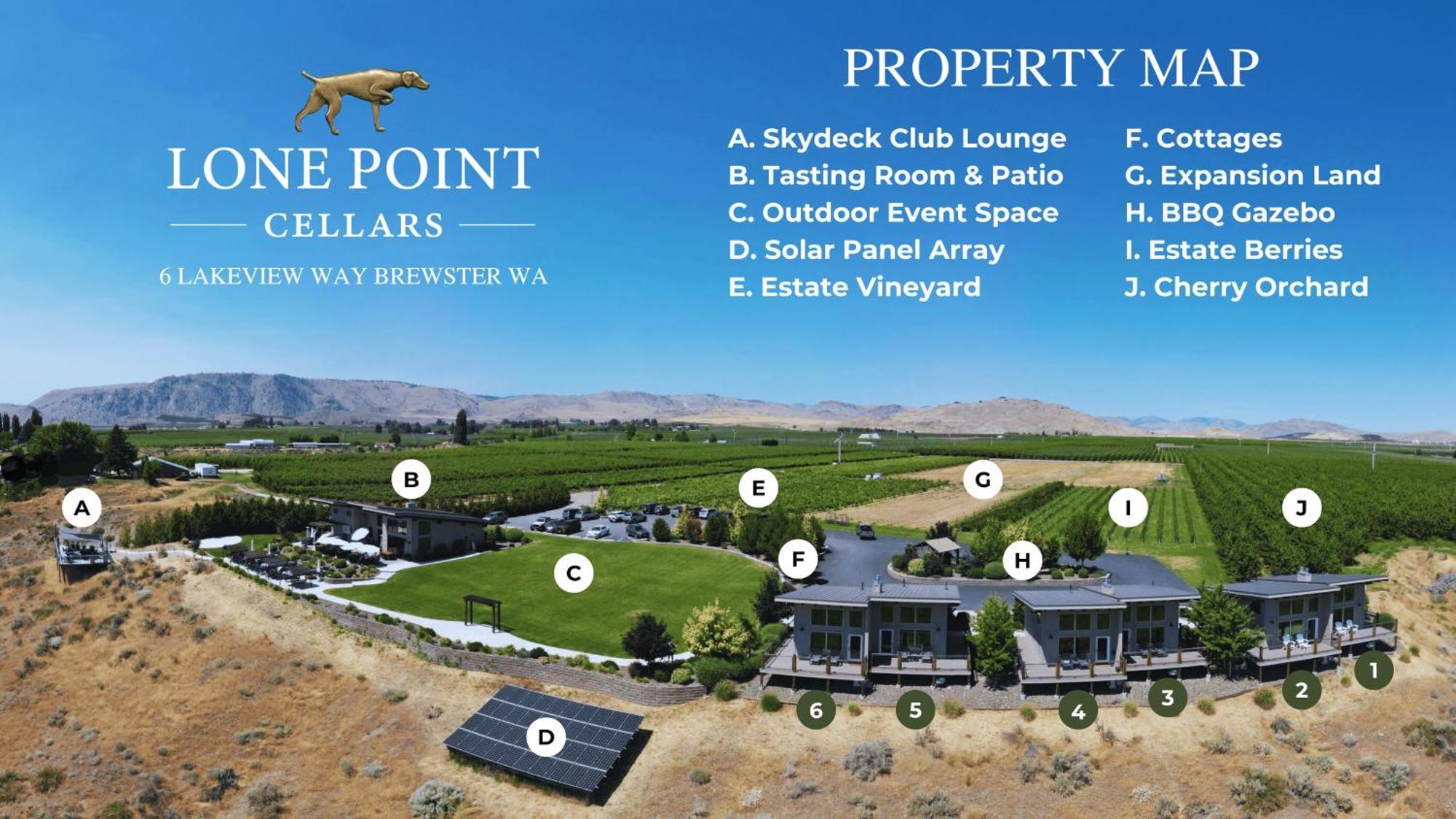 Hotel Lone Point Cellars Brewster Exterior foto